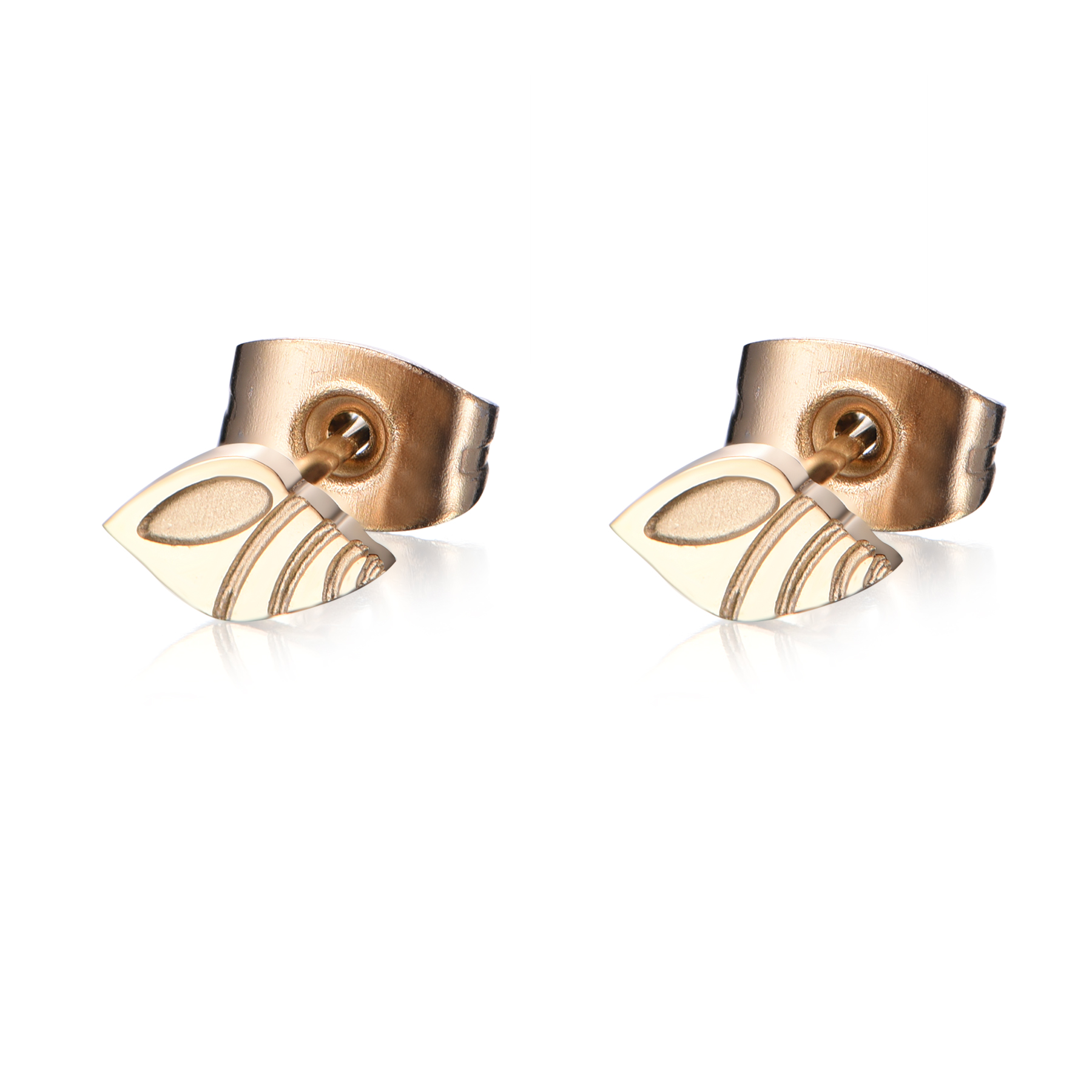 Stainless Steel New Design Gold Conch Earrings ER7-11
