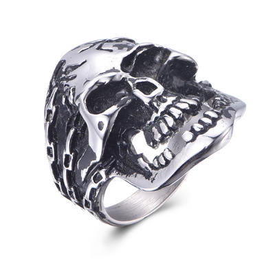 Personalized Punk The Expendables Skull Stainless Steel New Ring Models For Men RS10-10
